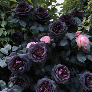 Роза Черная купить по цене от 450р. в интернет-магазине «Посадика» с доставкой почтой в в Коврове и по всей России – [изображение №1].