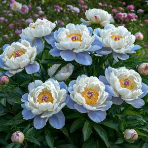 Пион Акварельный Этюд купить по цене от 806р. в интернет-магазине «Посадика» с доставкой почтой в в Коврове и по всей России – [изображение №1].